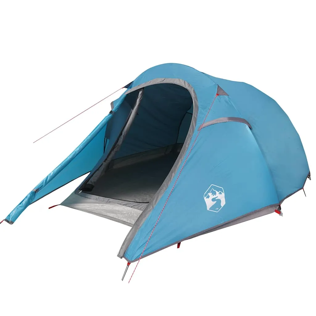 Campingzelt Tunnelzelt Blau 283x193x125 cm für 3 Personen
