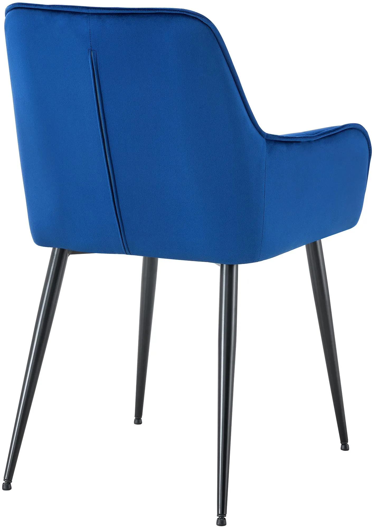 Esszimmerstuhl Ferndale Samt 62x58x86 cm dunkelblau