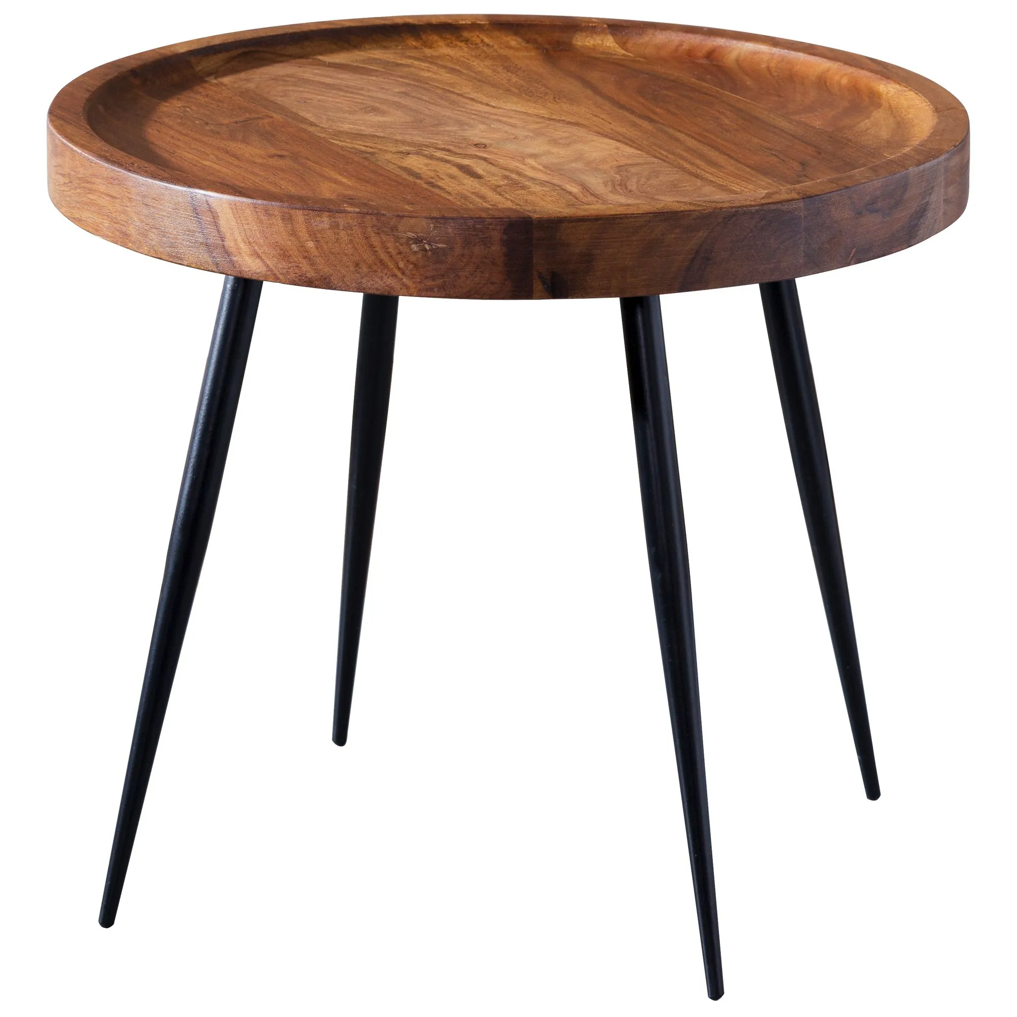 tinkaro Beistelltisch ASKA Couchtisch Sheesham Echtholz Sofatisch Industrial Style tinkaro Beistelltisch ASKA Couchtisch Sheesham Echtholz Sofatisch Industrial Style