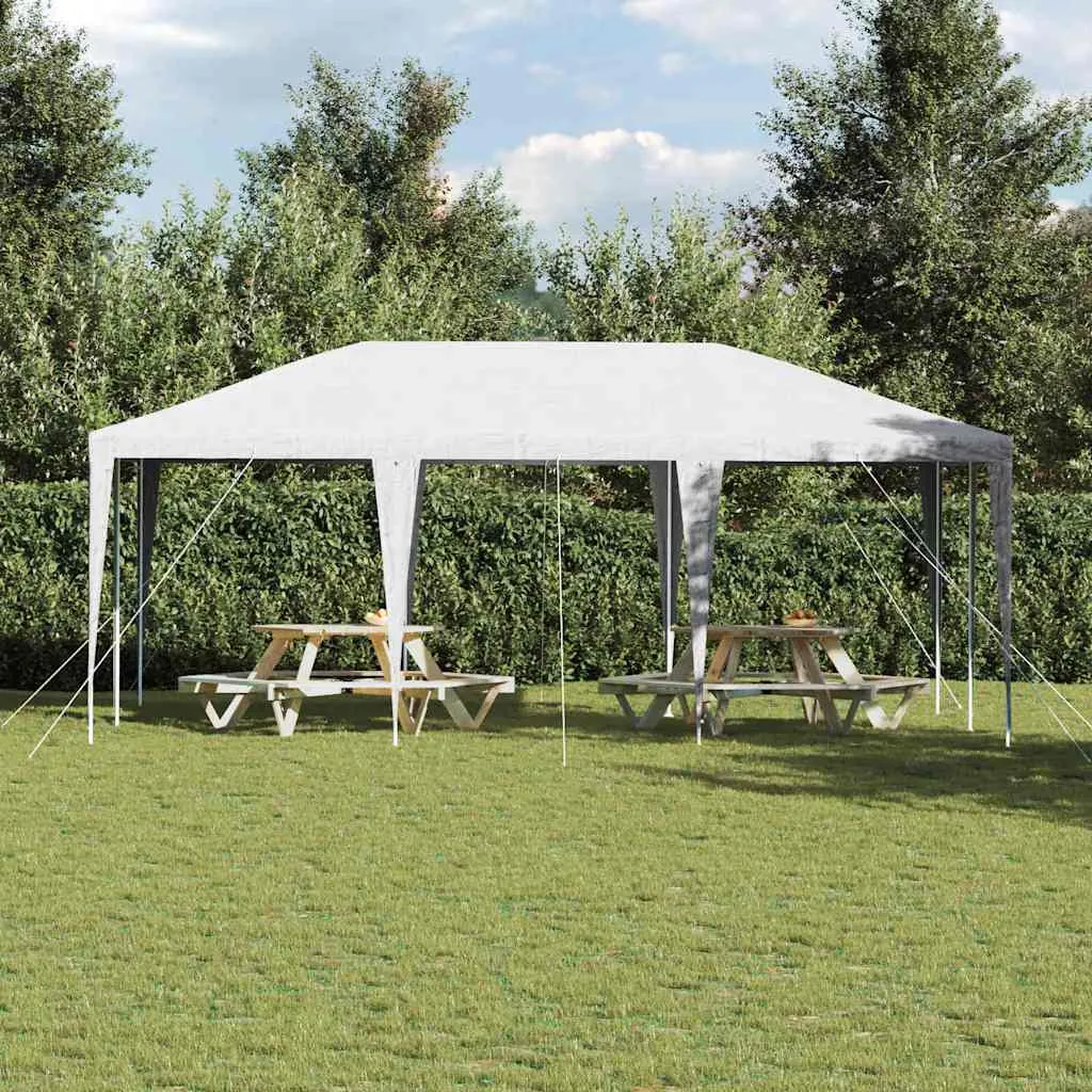 Modernes weißes Partyzelt 600x400x266 cm – robust und zusammenklappbar