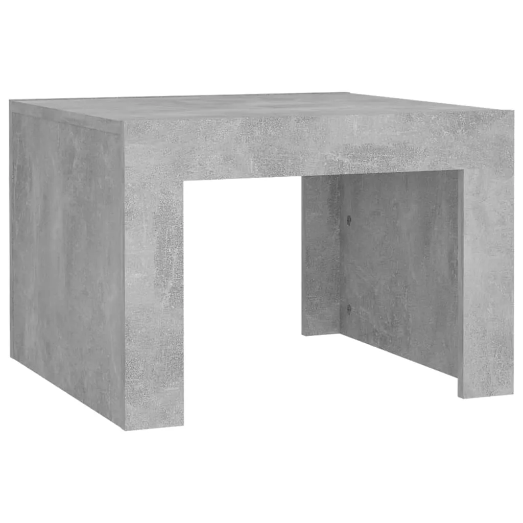 Couchtisch Betongrau 50x50x35 cm Holzwerkstoff Couchtisch Betongrau 50x50x35 cm Holzwerkstoff