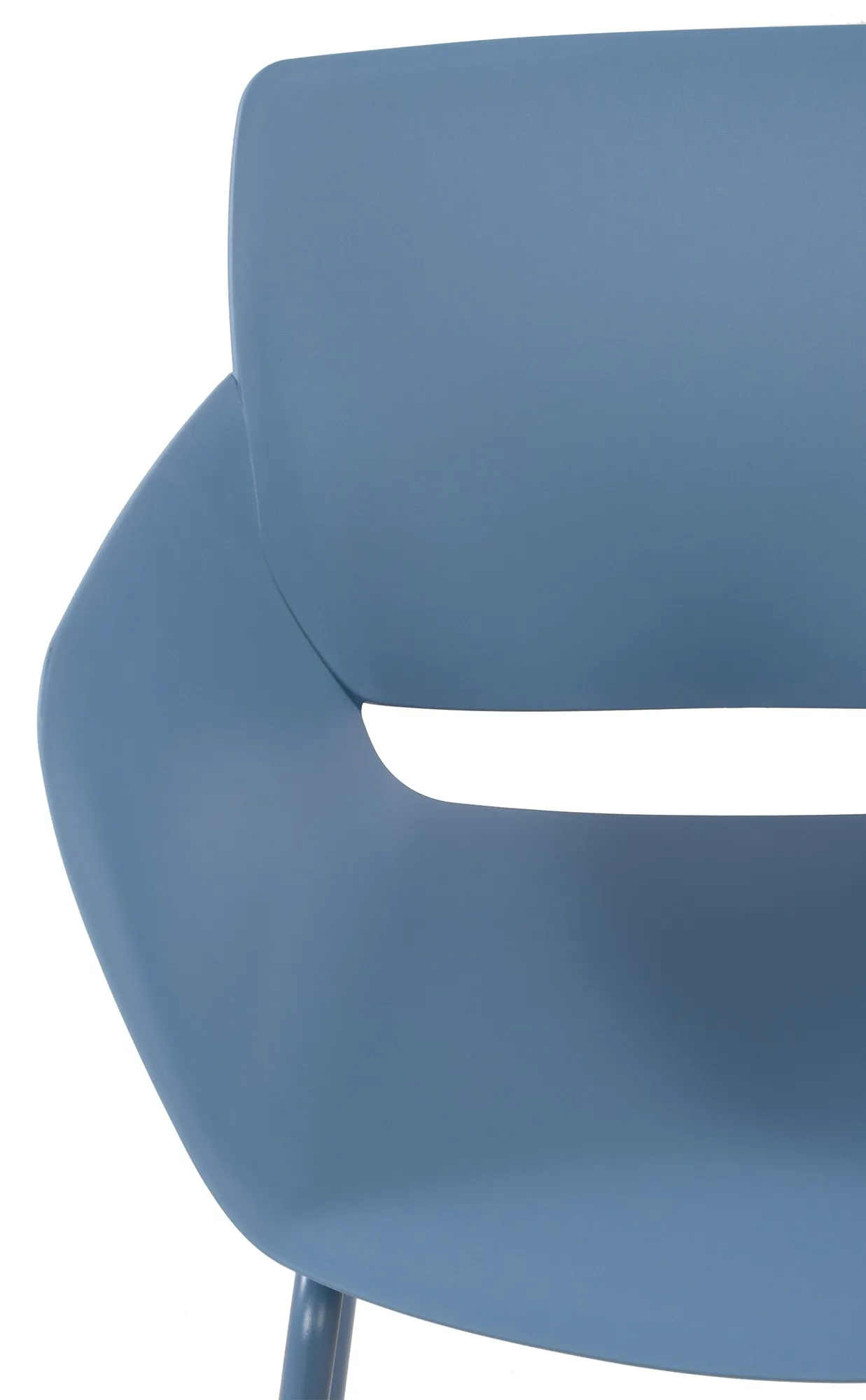 Stuhl Alpena 80x58x54 cm blau