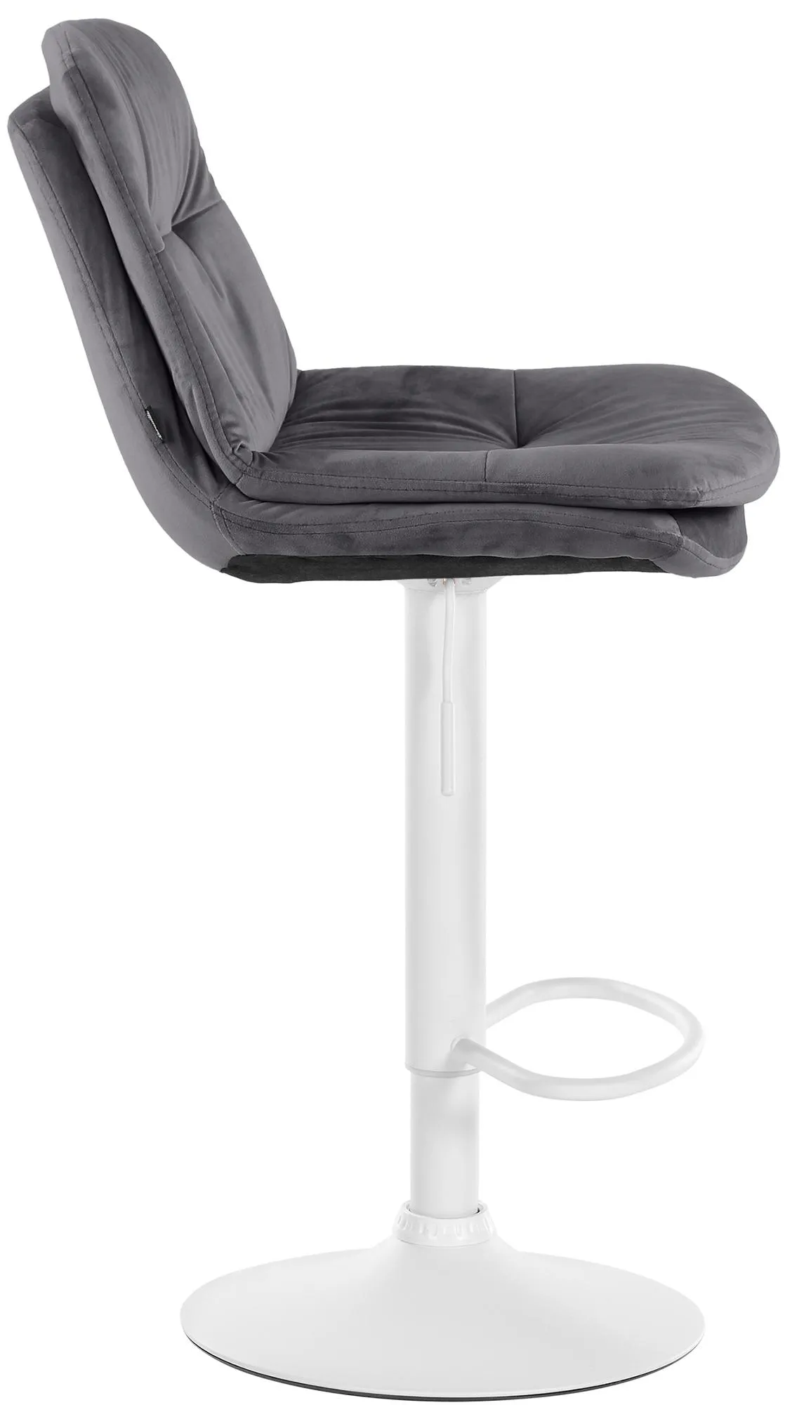 Barhocker Laurel 94-113x46x54 cm dunkelgrau
