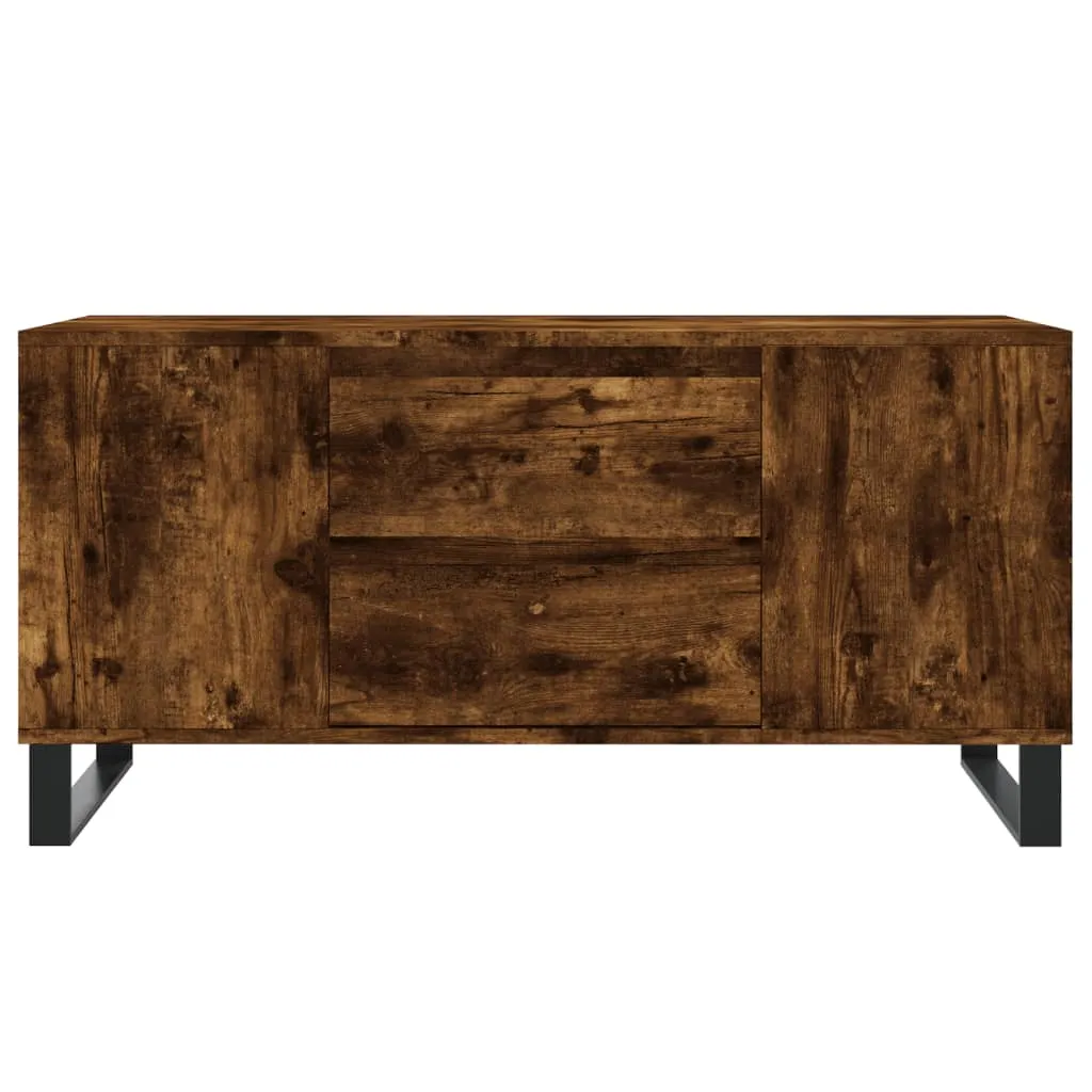 Moderner Couchtisch 102 x 44,5 x 50 cm in Räuchereiche
