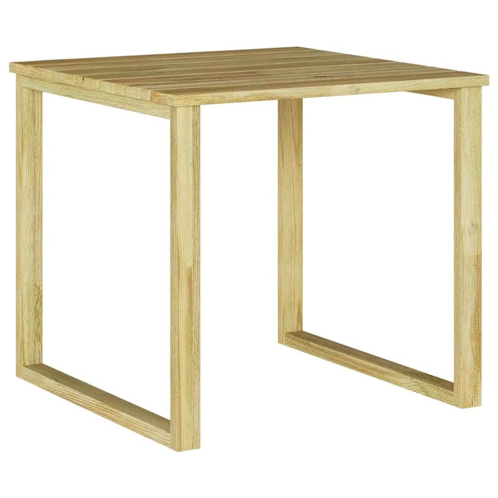 Tisch Natur 50,5 x 50 x 46 cm Imprägniertes Kiefernholz