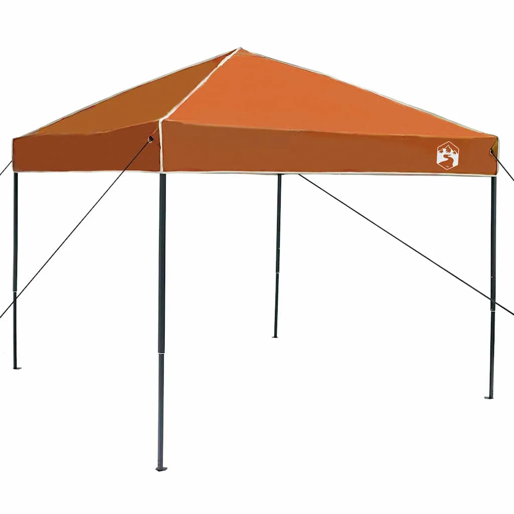 Pop-up Pavillon 243x243x251 cm Orange – wetterfeste Outdoor-Lösung