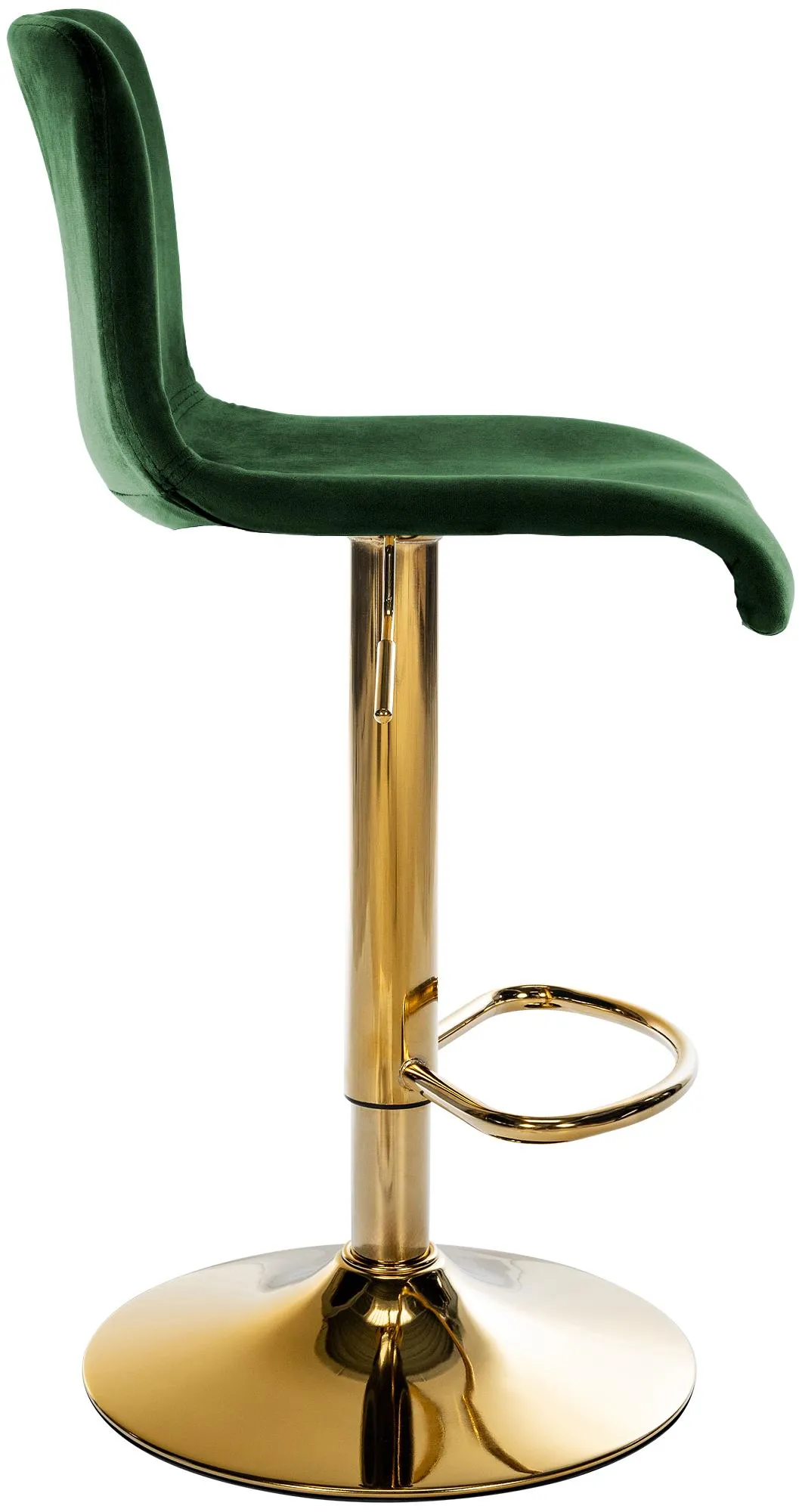 Barhocker Hover Samt 83x39x36 cm grün