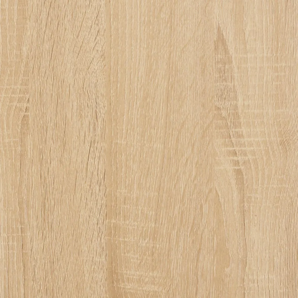 Sideboard 70x30x80 cm Sonoma-Eiche aus Holzwerkstoff und Stahl