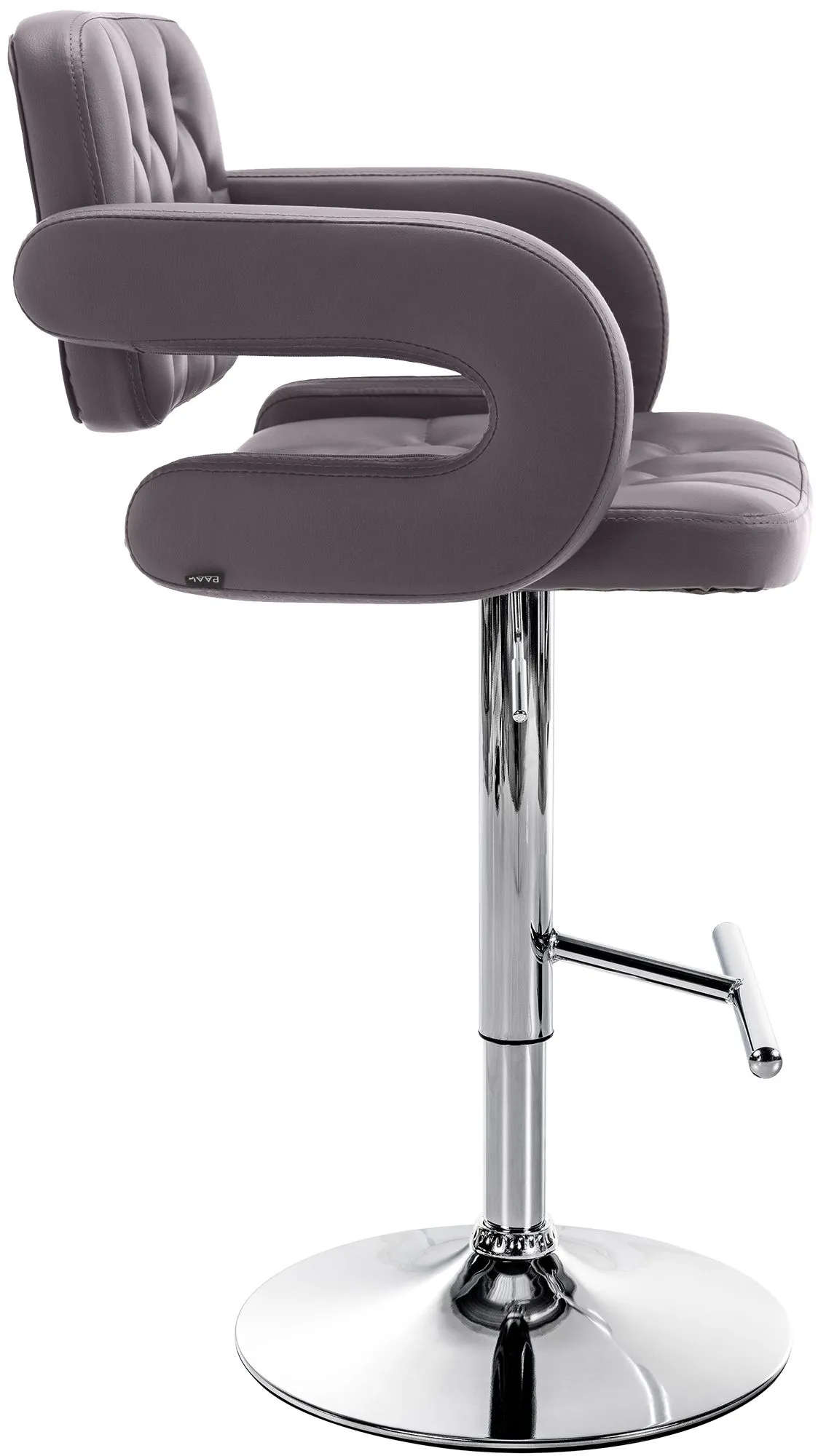 Barhocker Dublin 103-123x62x55 cm braun