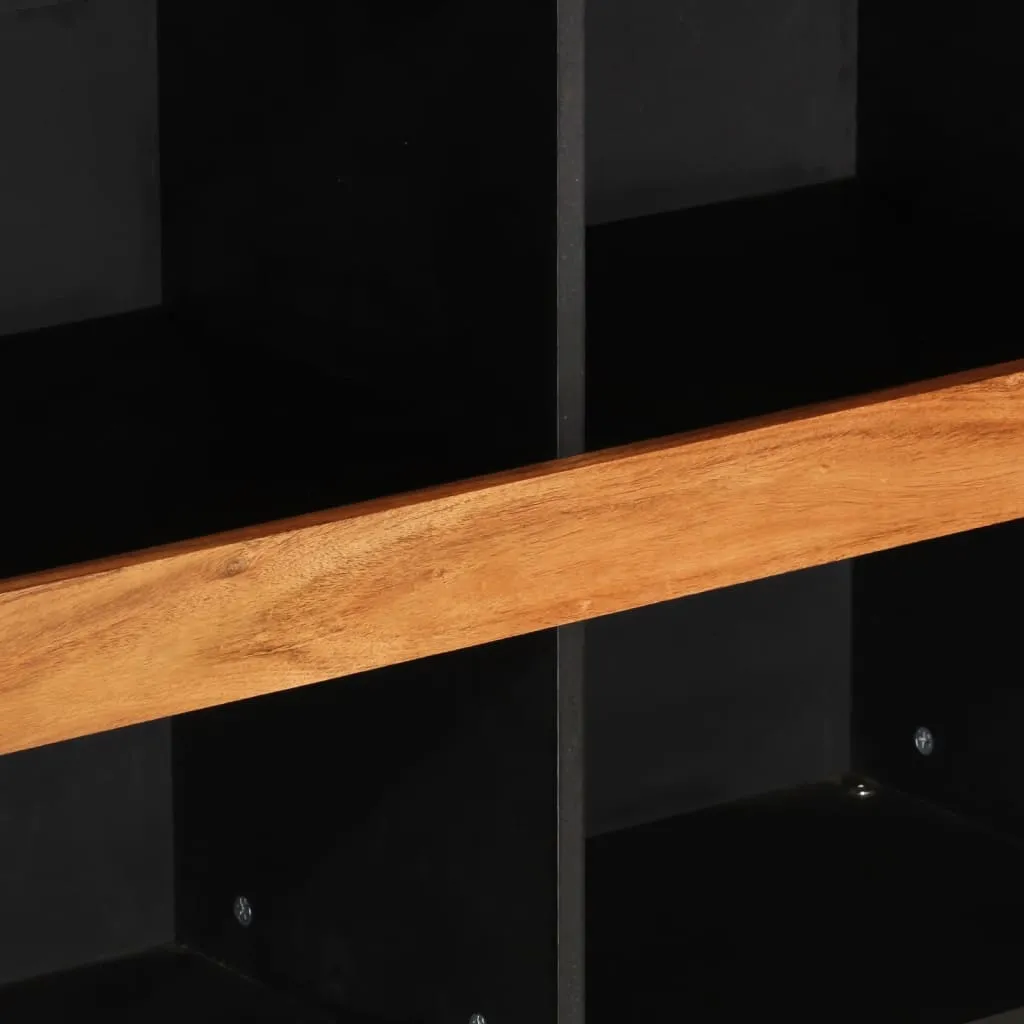 Beistellschrank Industrial Style aus Echtholz mit Eisenbeinen 85x33x107 cm