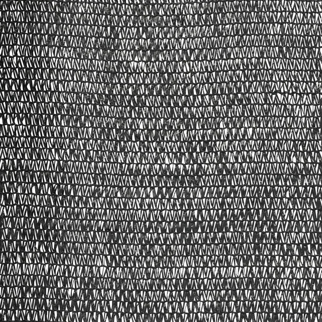 HDPE Sichtschutznetz Schwarz 1,2 x 50 m für Garten und Balkon