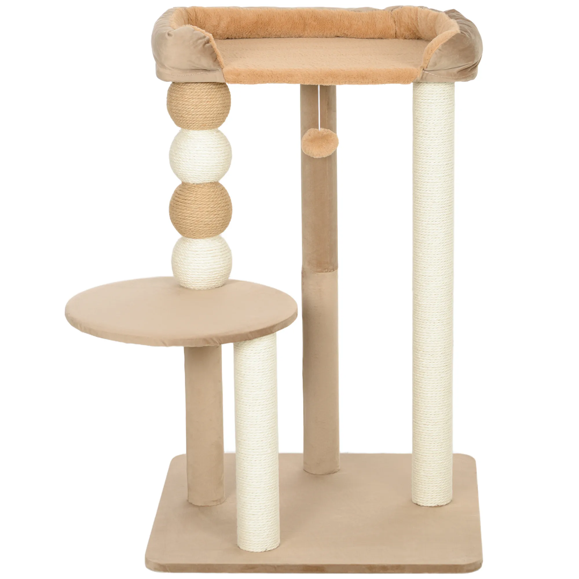 Luxuriöser Kratzbaum 56L x 54B x 86H cm in Kaffee