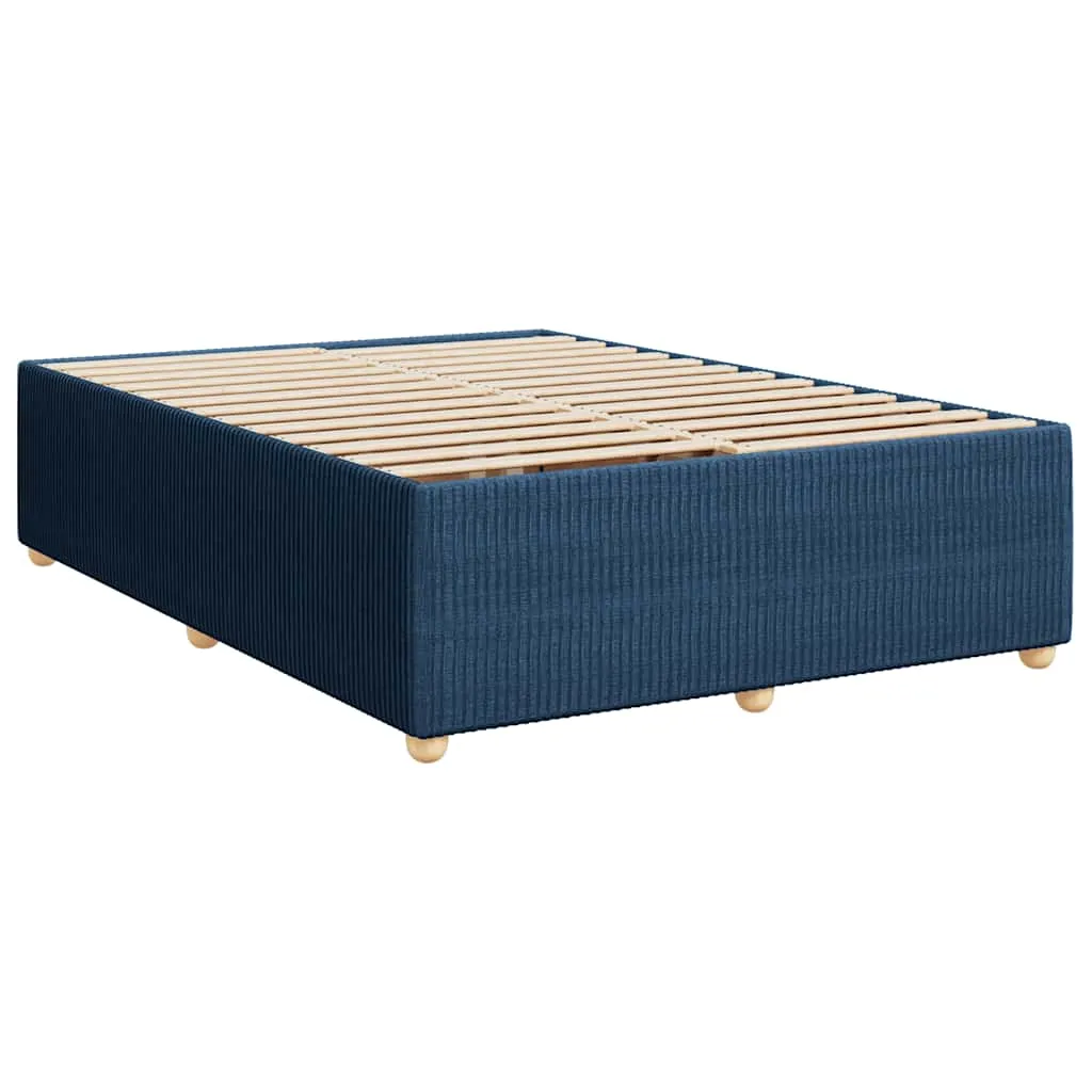 Boxspringbett Taschenfederkernmatratze 140x200 cm Blau