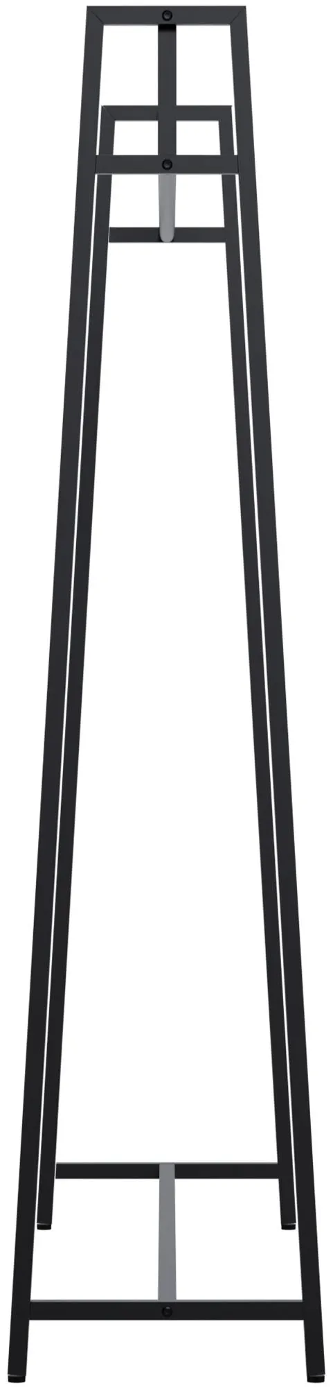Kleiderständer Ingar 150x35x150 cm schwarz