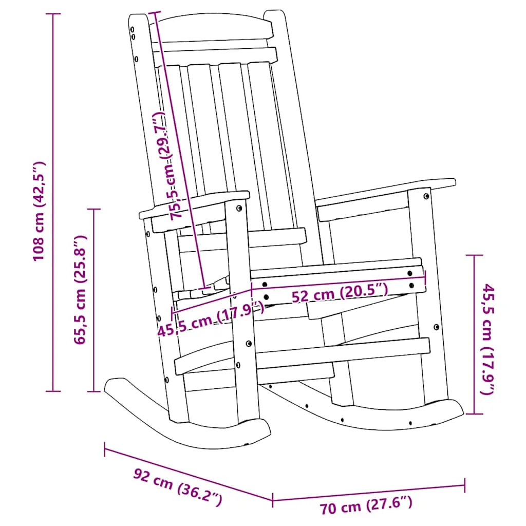 Garten-Barhocker HDPE Hellgrau 52 x 43 x 73,5 cm