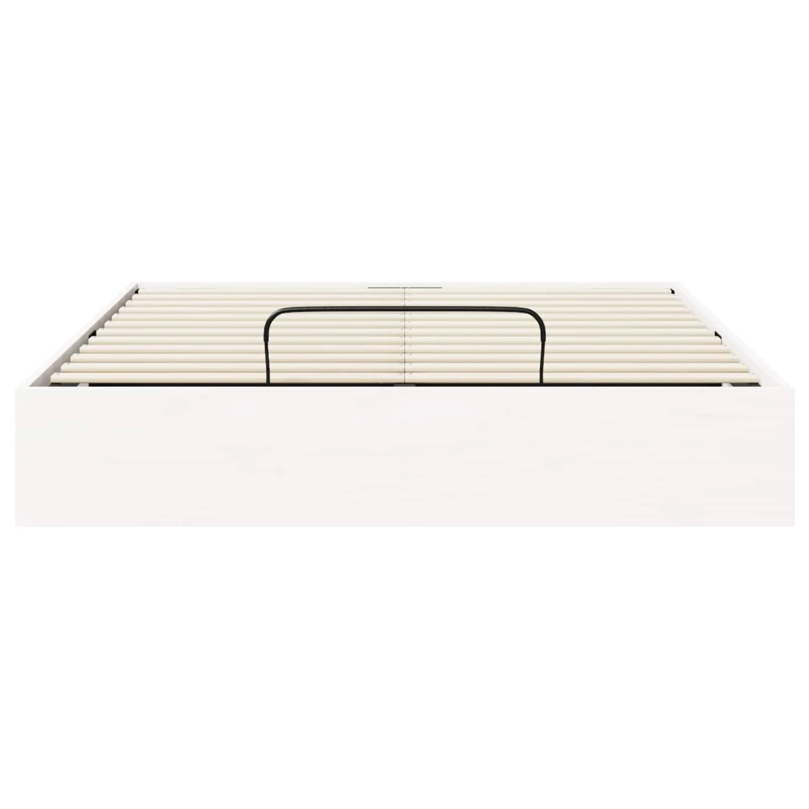 Ottoman Bettgestell mit Stauraum 120 x 200 cm Weiß