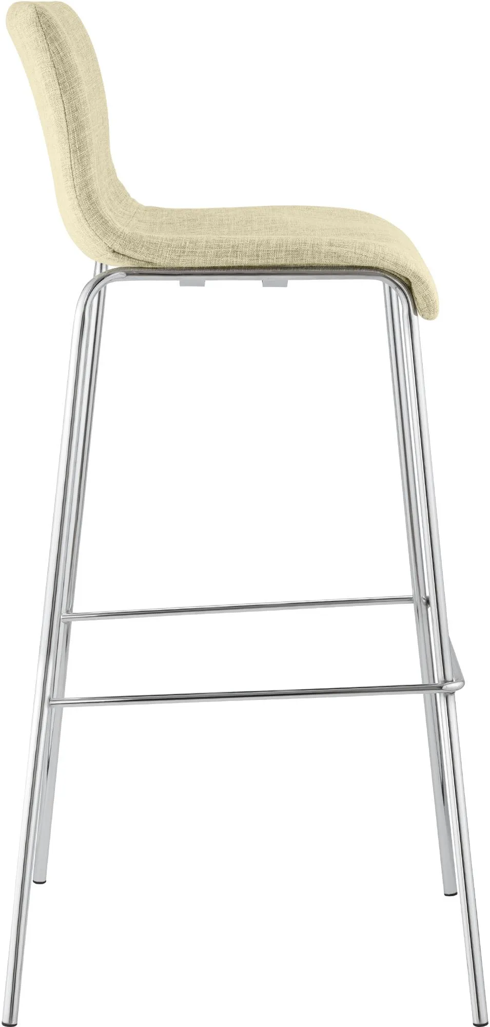 Barhocker Hover Stoff 100x43x48 cm creme