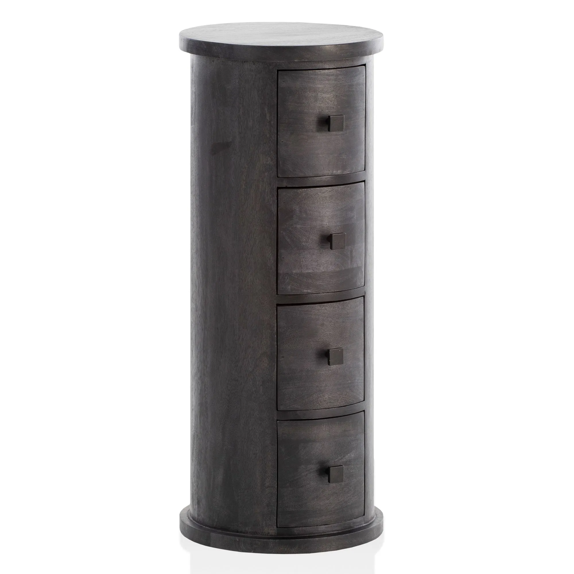 Wohnling Design Sideboard Mango Massivholz Schwarz 34x85x34 cm Wohnling Design Sideboard Mango Massivholz Schwarz 34x85x34 cm