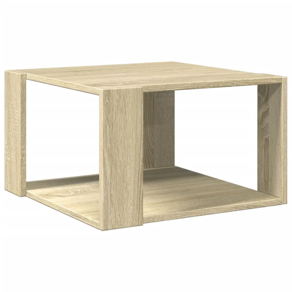 Couchtisch Sonoma-Eiche 51,5 x 51,5 x 30 cm mit Stauraum
