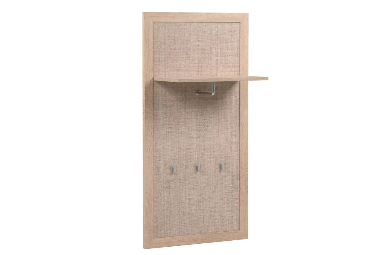 finori Garderobenpaneel Bali 55x110 cm Wandgarderobe Sonoma Eiche