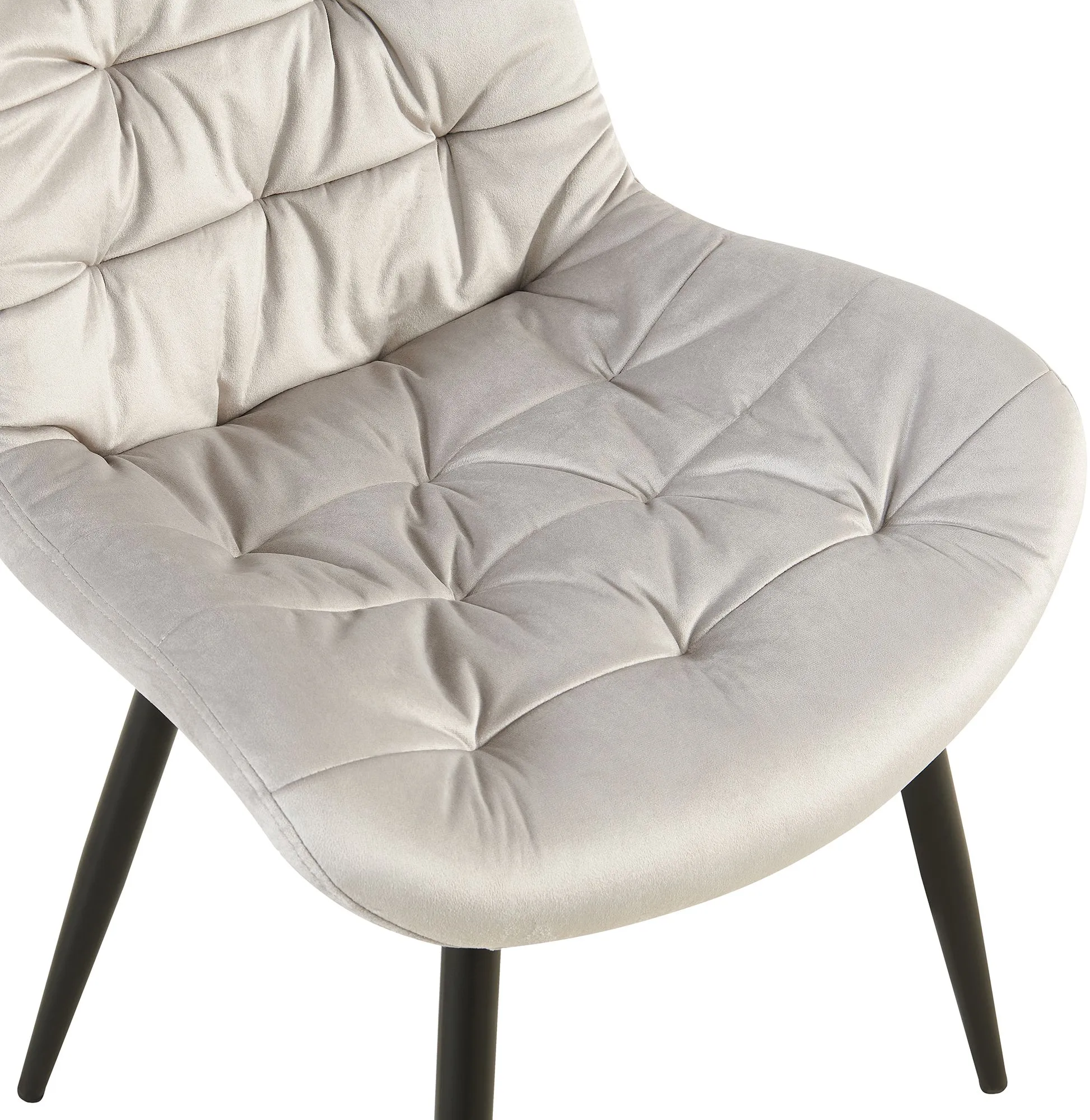Esszimmerstuhl Rossford 85x56x63 cm Grau