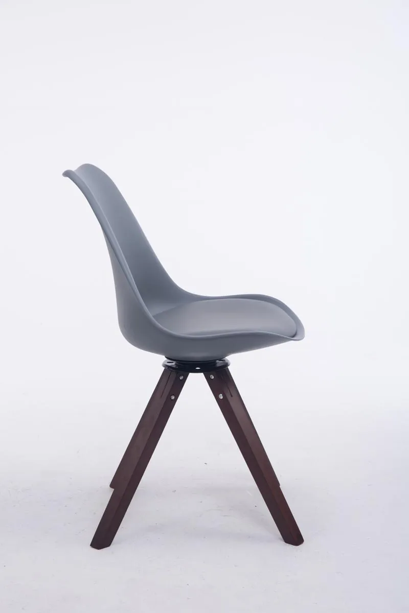 Besucherstuhl Troyes 84x48x56 cm Grau