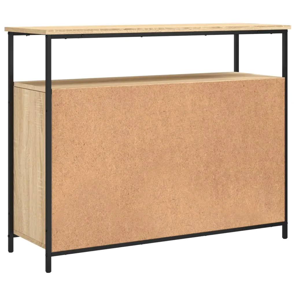 Klassisches Sideboard 100 x 35 x 80 cm in Sonoma-Eiche