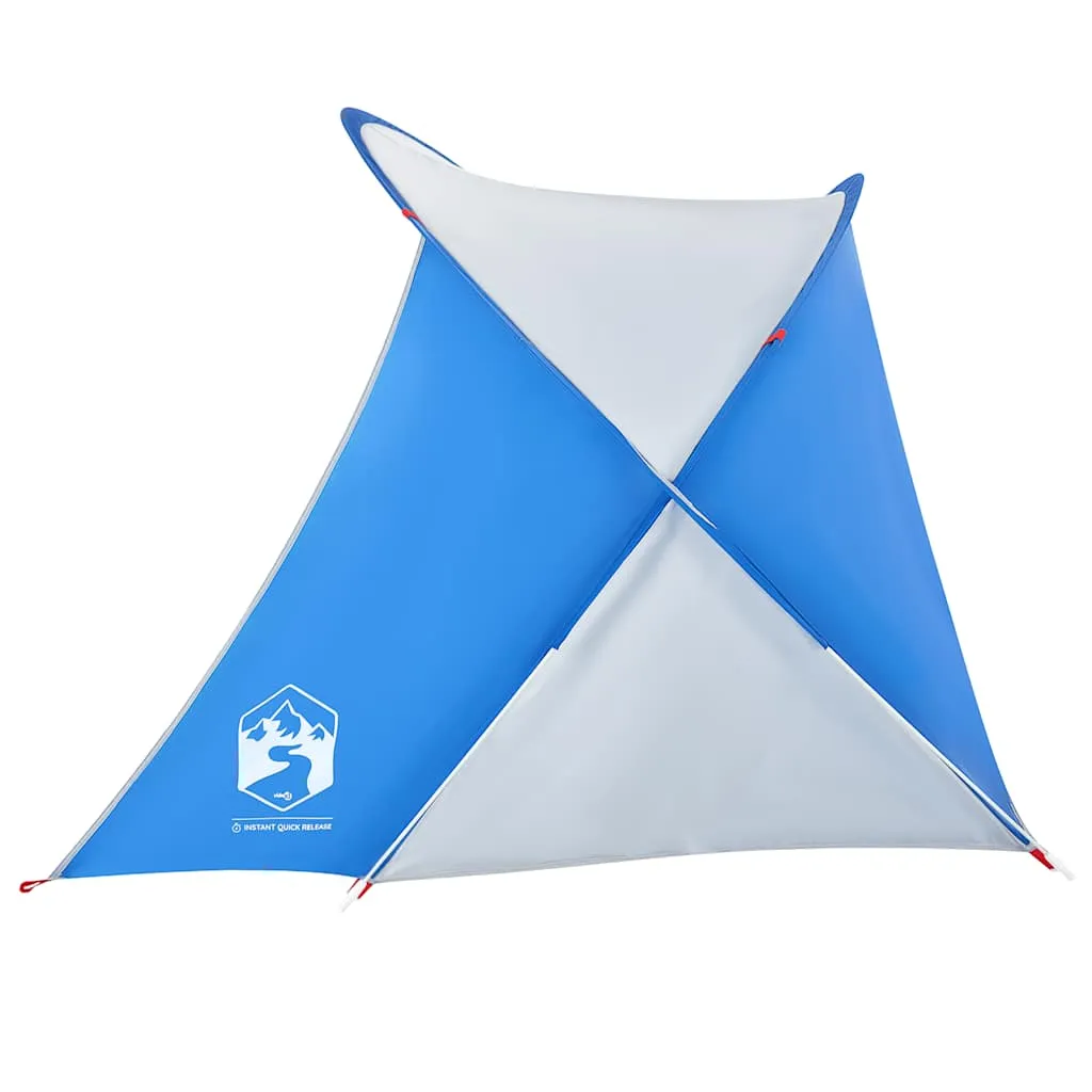 Strandzelt Azurblau 225/190 x 158 x 115 cm für 2 Personen