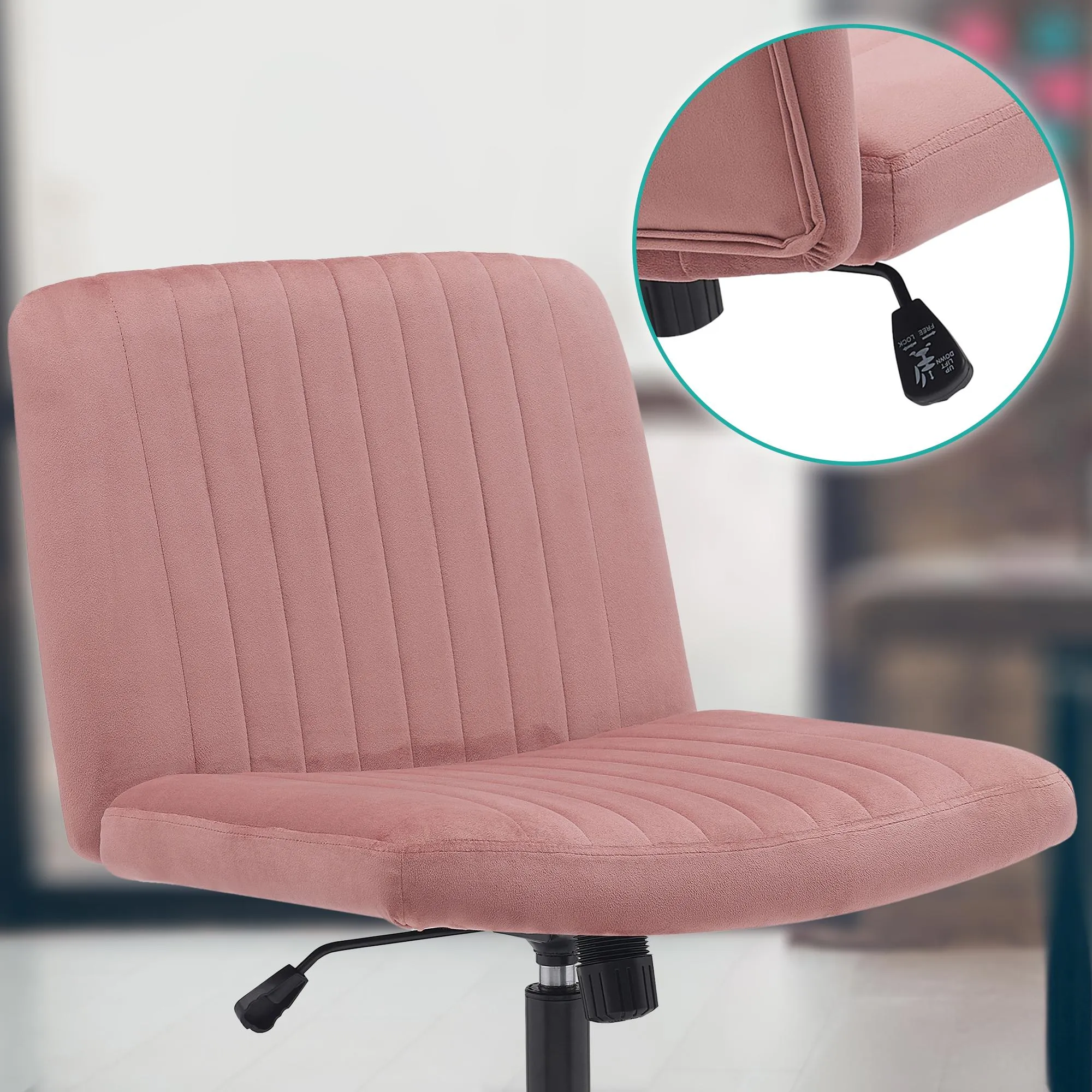 Bürostuhl Kingman 86-98x62x65 cm pink