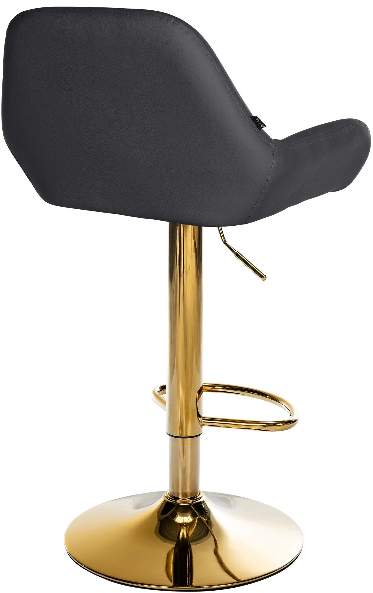Kunstleder Hocker 51x52x89 cm schwarz