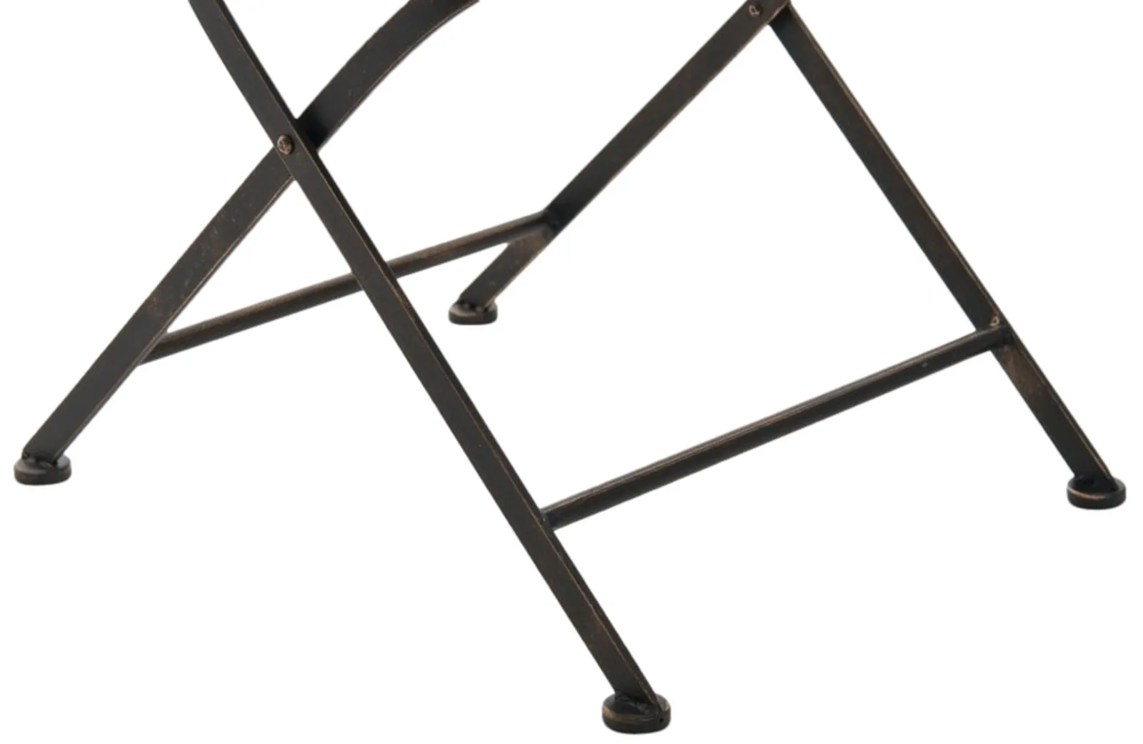 2er Set Stühle Indra 92x40x50 cm Bronze