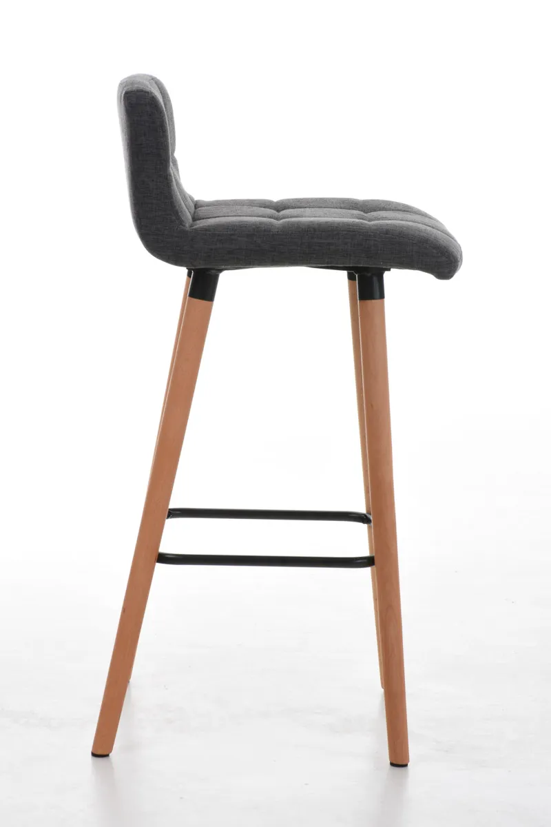 Barhocker Lincoln 94x42x49 cm hellgrau