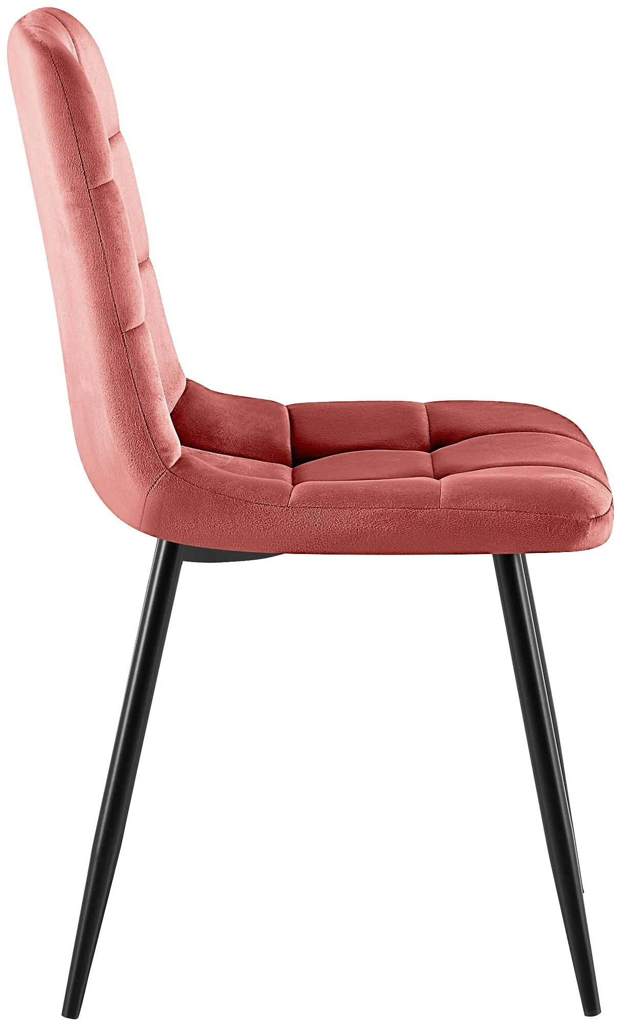 Esszimmerstühle Antibes 4er Set 84x45x55 cm rosa