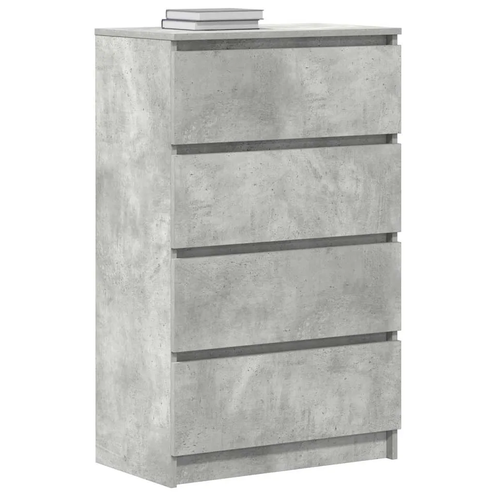 Sideboard Betongrau 60x35x98,5 cm Holzwerkstoff