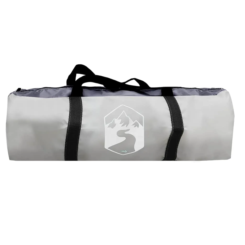 Poolzelt Grau 612 x 612 x 285 cm - Wasserdicht und Tragbar