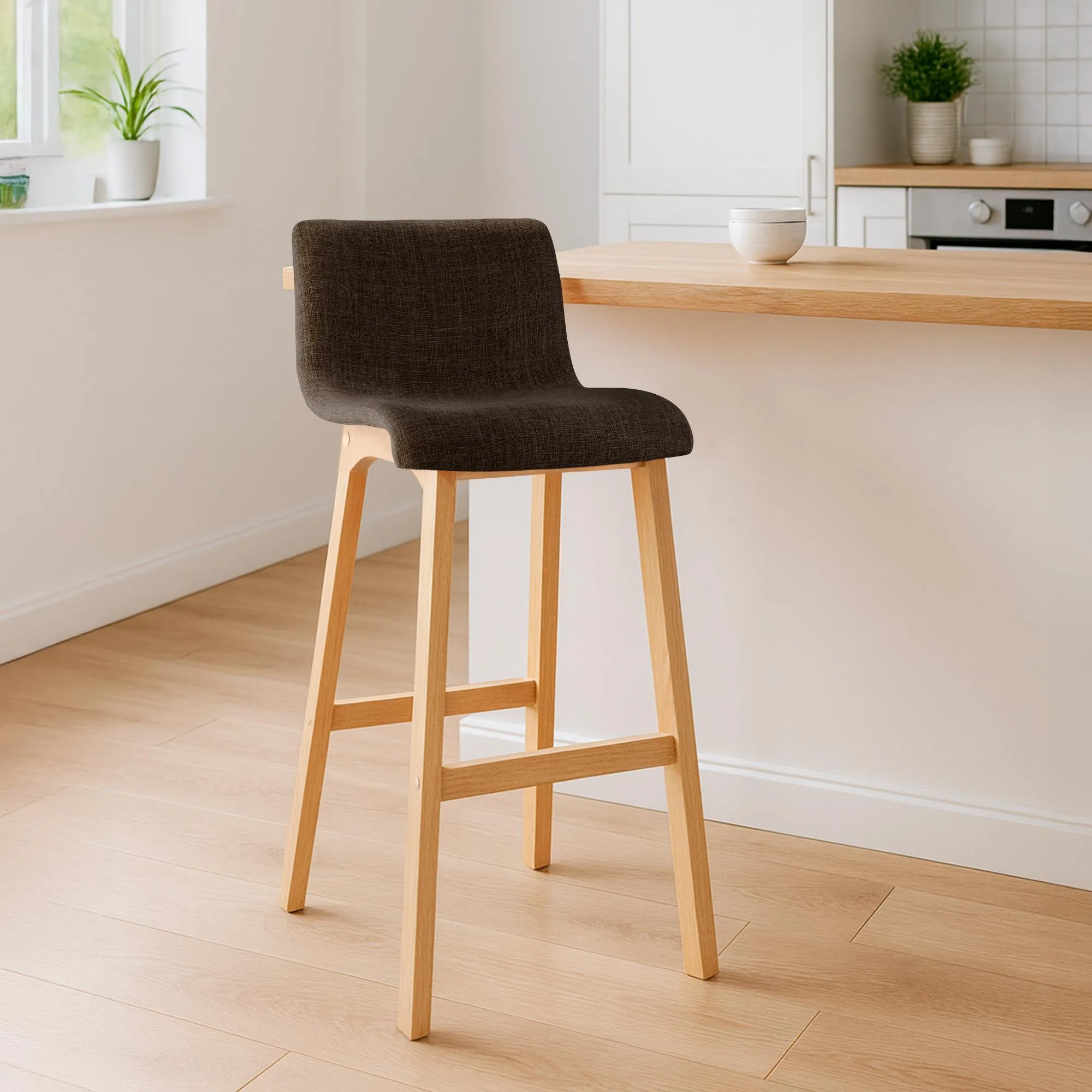 Barhocker Hover 102x41x46 cm braun