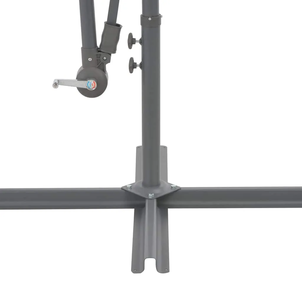 Eleganter Sonnenschirm 300 x 244 cm in Bordeauxrot