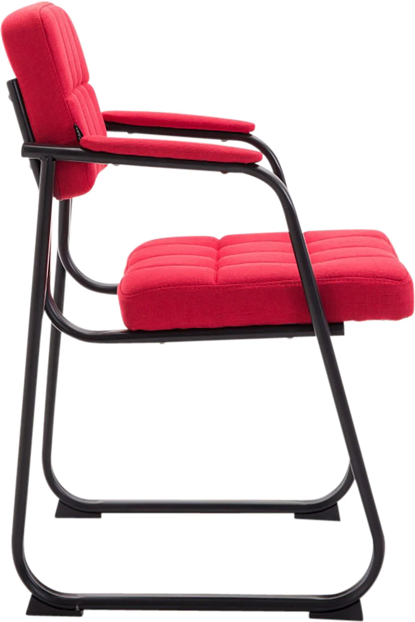 Besucherstuhl Canada B 84x59x58 cm rot
