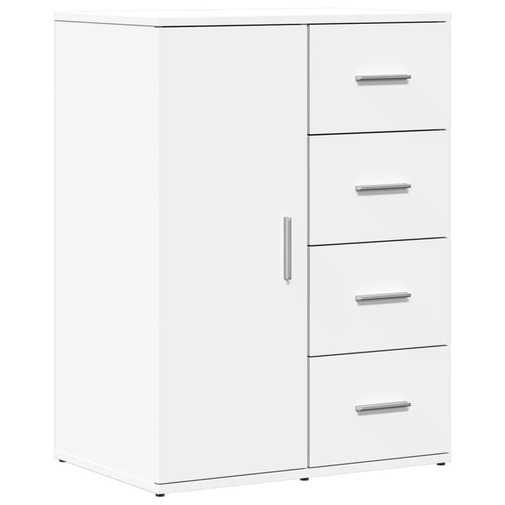 Weißes Sideboard aus Holzwerkstoff 59 x 39 x 80 cm