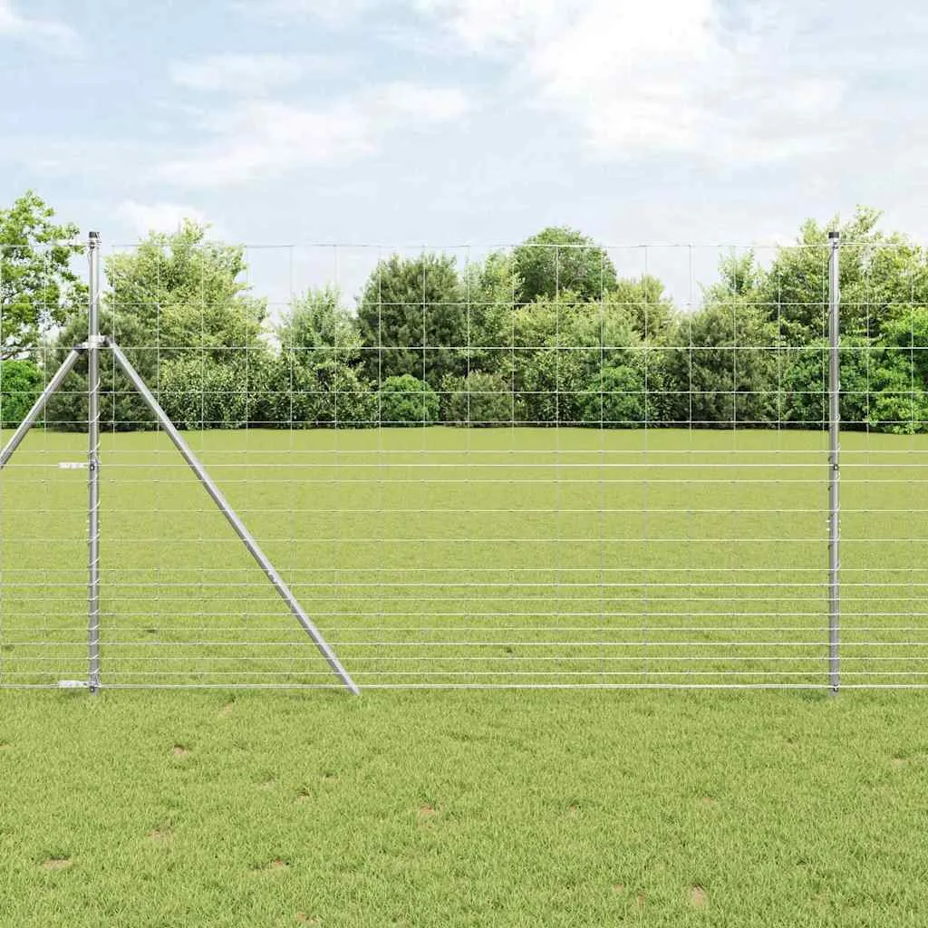 Außenzaunpfosten Stahl 2500 x 150 cm Galvanisiert