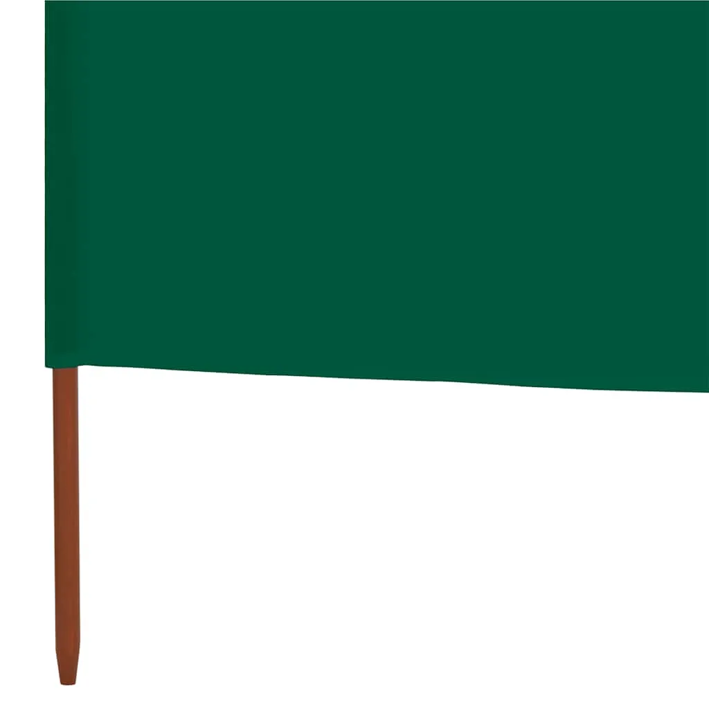 Faltbarer Windschutz 1200 x 120 cm in Grün