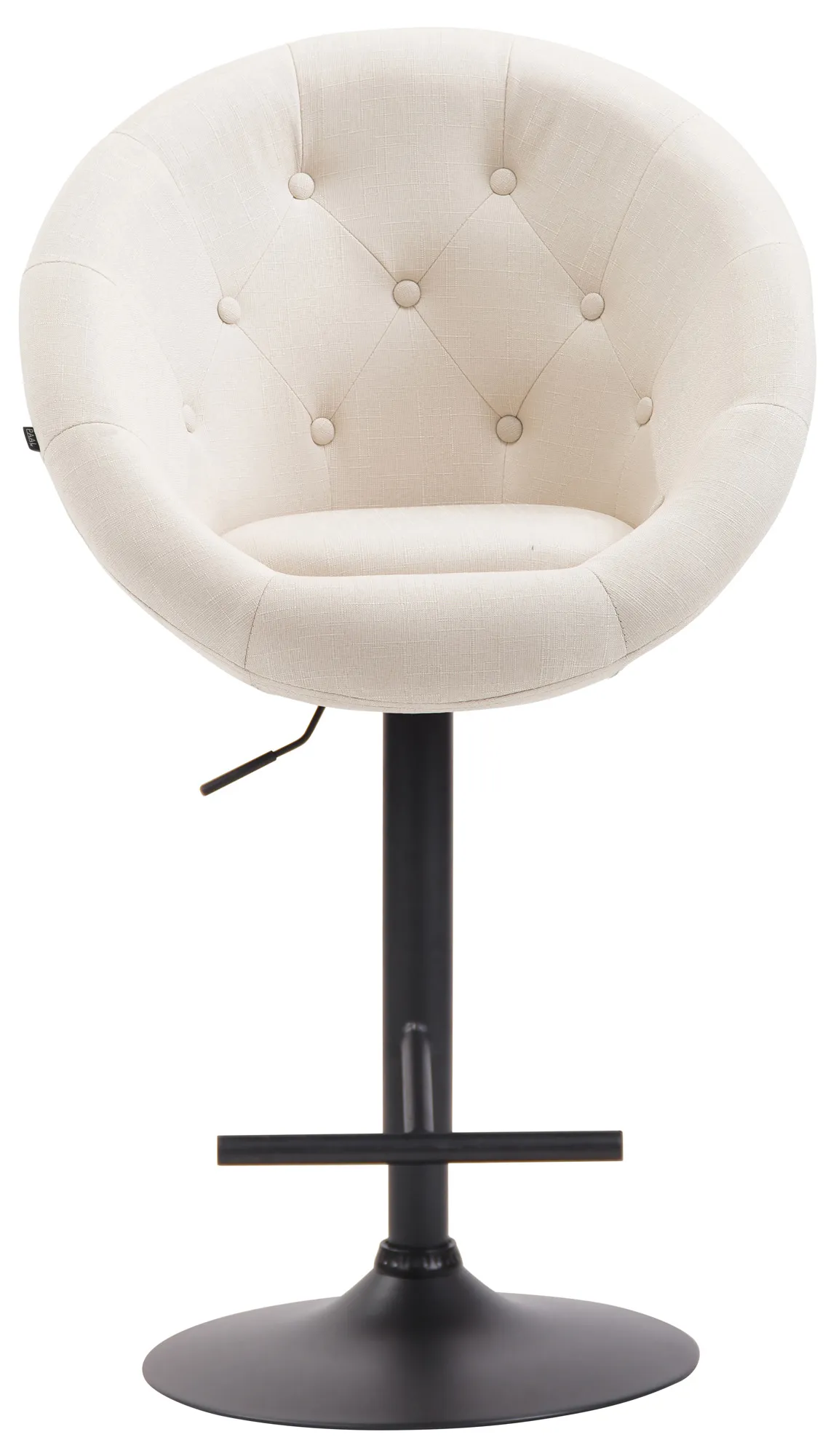 Barhocker London V2 107-128x65x57 cm Creme