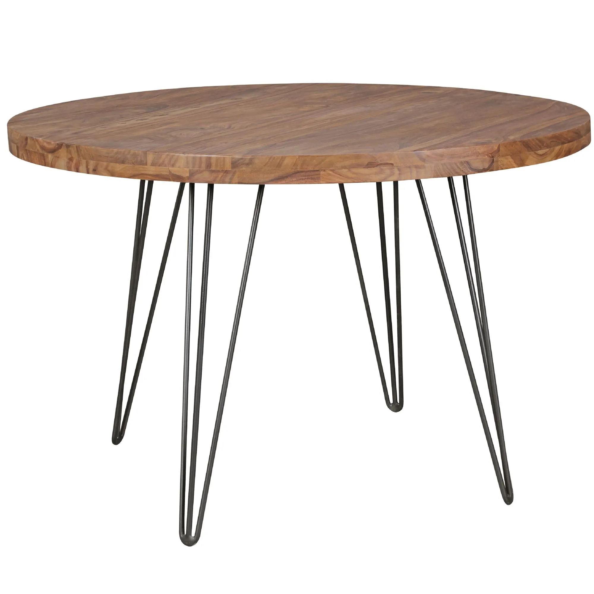 Wohnling Design Esszimmertisch BAGLI rund Ø 120 x 78 cm Sheesham Massiv-Holz Wohnling Design Esszimmertisch BAGLI rund Ø 120 x 78 cm Sheesham Massiv-Holz