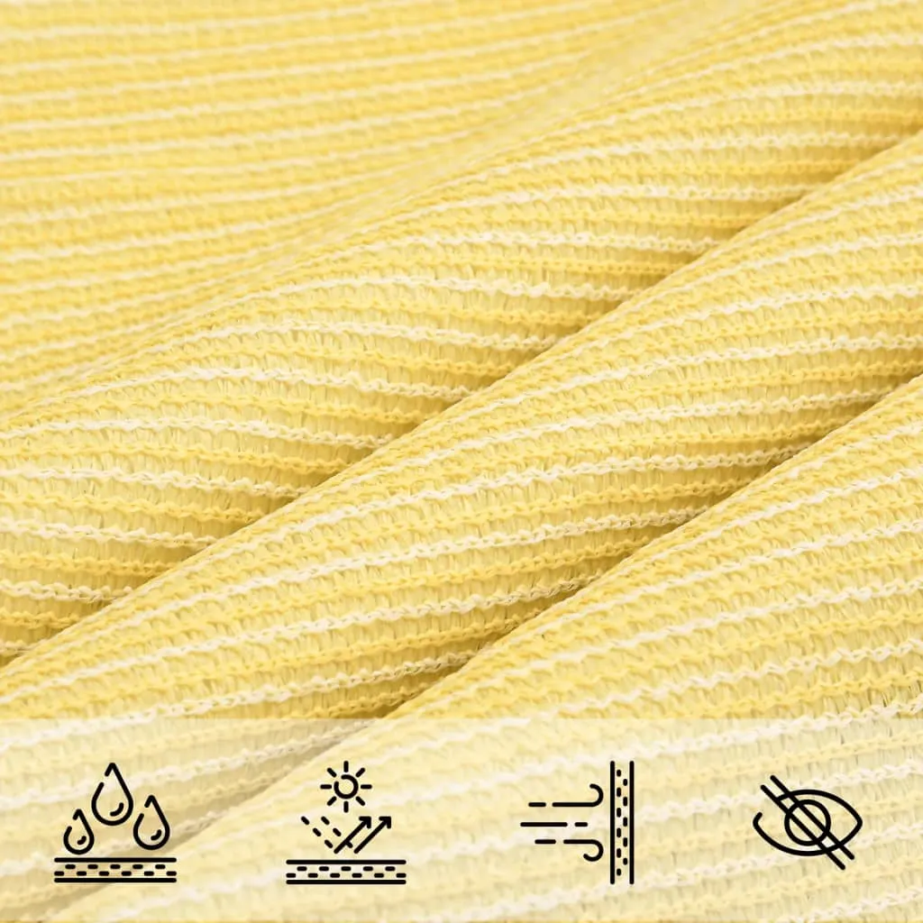 Sonnensegel HDPE Rechteckig 4x6 m Beige