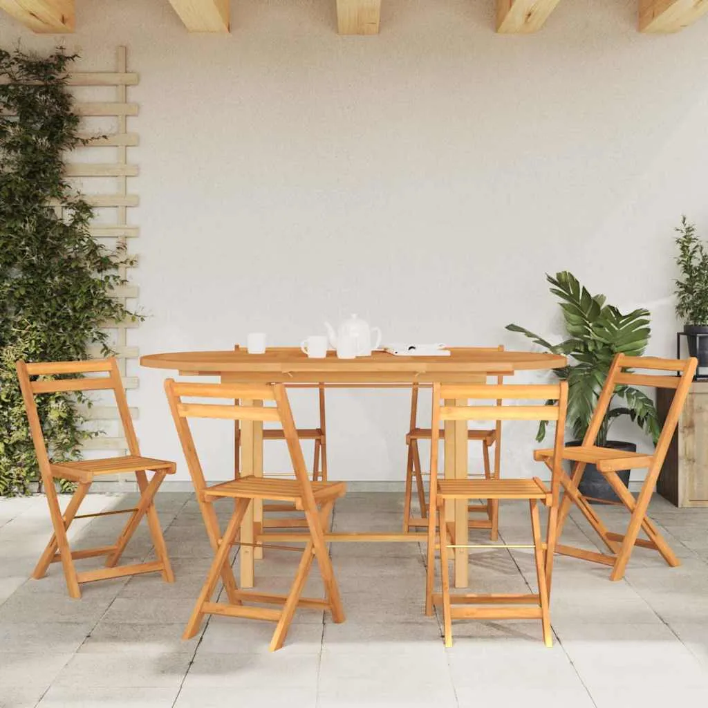 Gartentisch Ausziehbar 110-160x80x75 cm Massivholz Teak