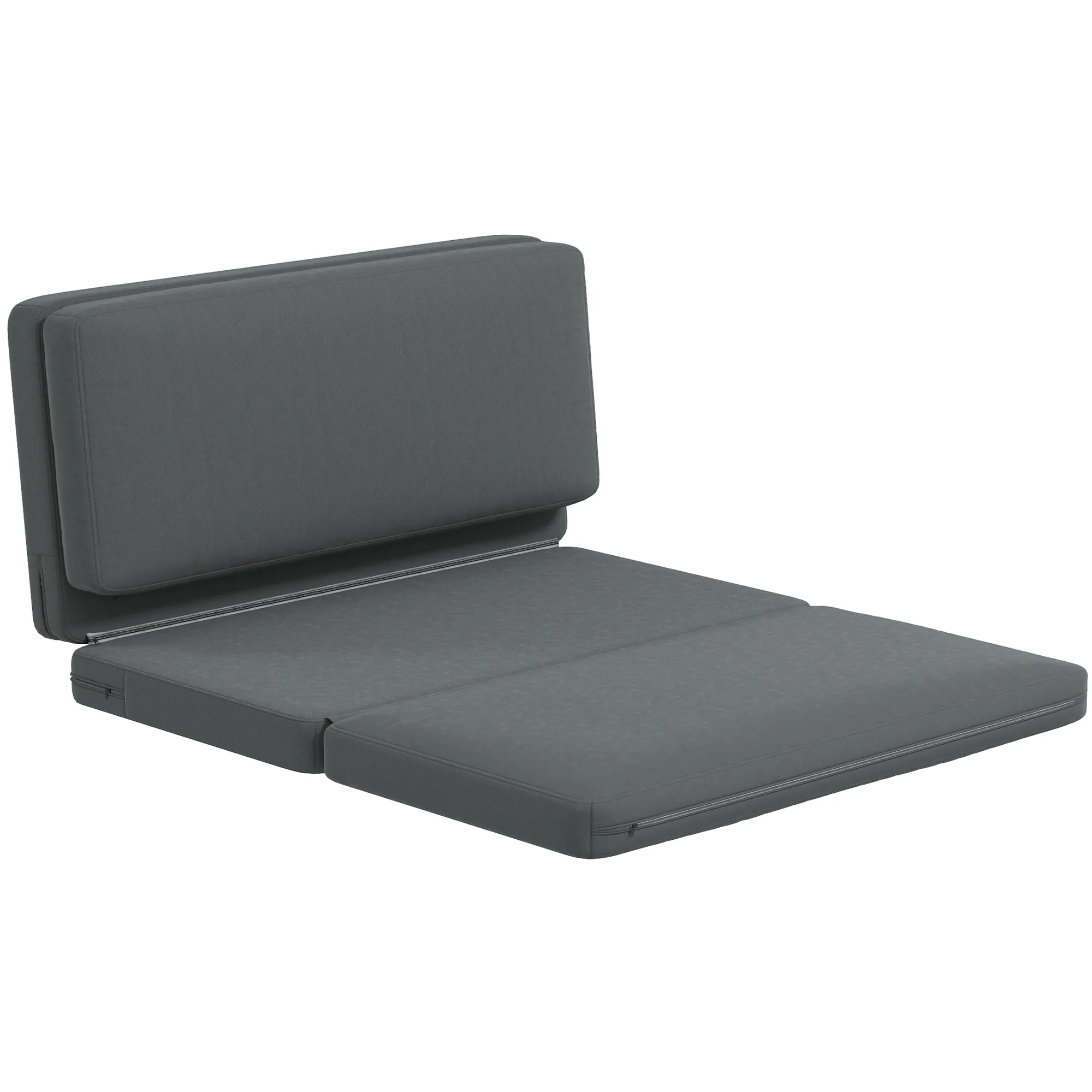 Bodensofa Dunkelgrau 138B x 90T x 70H cm