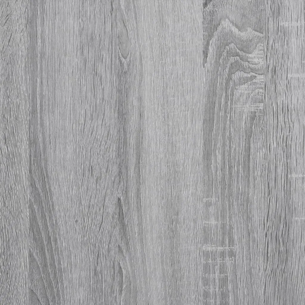 Klassisches Highboard 45 x 41 x 124 cm in Grau Sonoma aus Holzwerkstoff