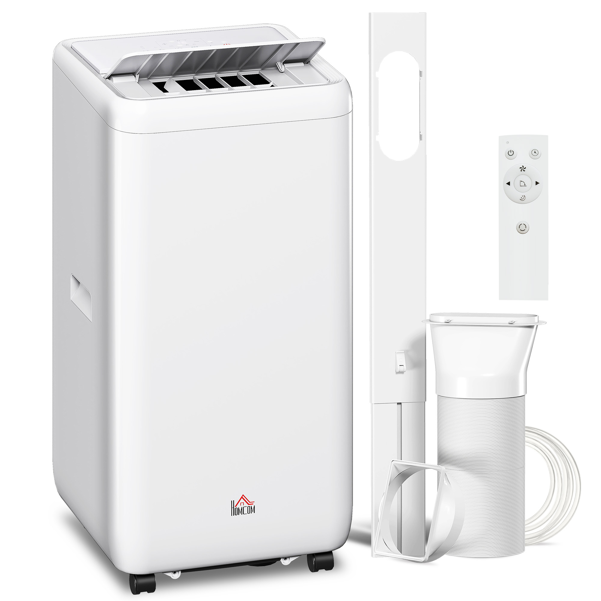 Mobiles Klimagerät mit Abluftschlauch 12000 BTU 3,5 kW, 5-in-1, 24h-Timer, Fernbedienung bis 35㎡