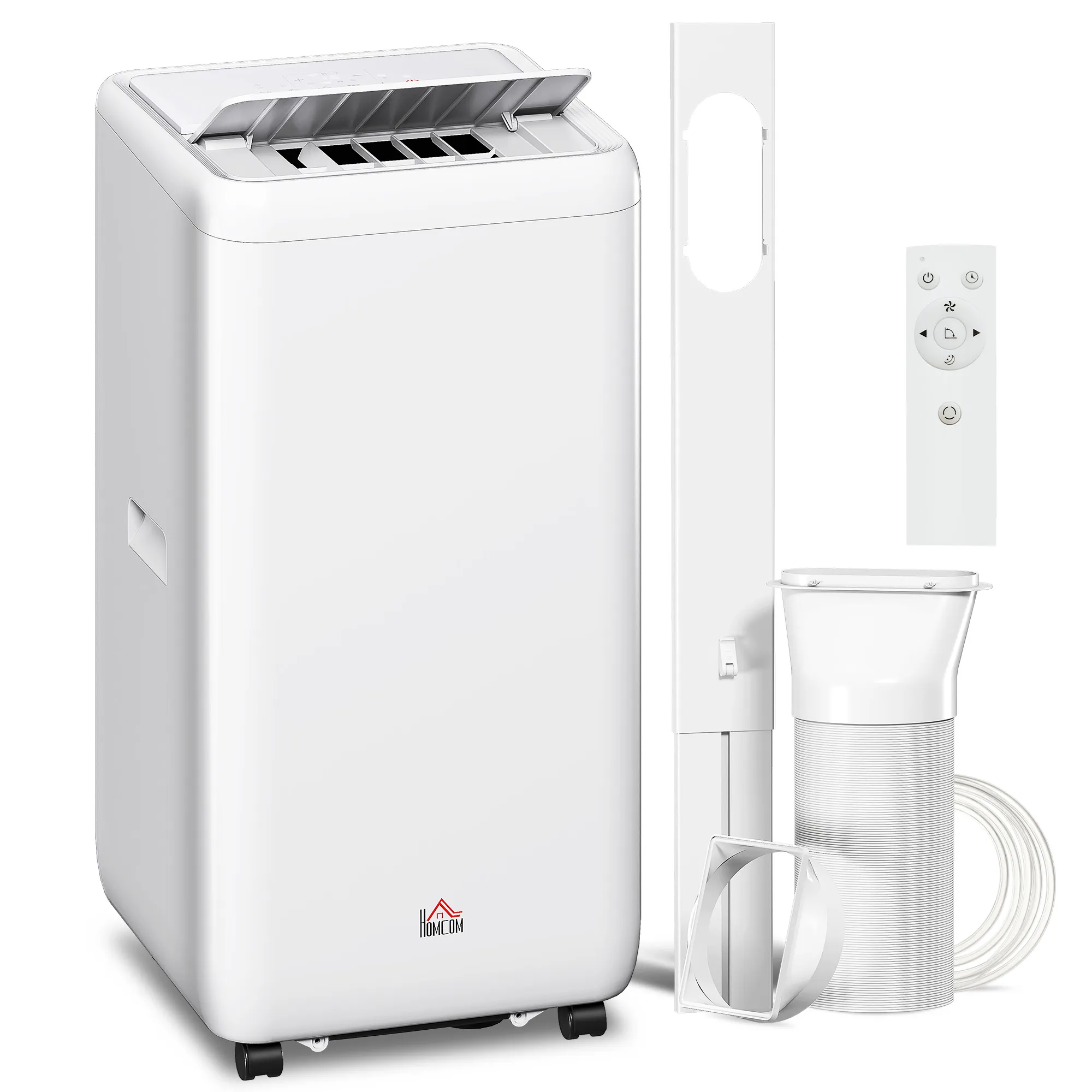 Mobiles Klimagerät mit Abluftschlauch 12000 BTU 3,5 kW, 5-in-1, 24h-Timer, Fernbedienung bis 35㎡