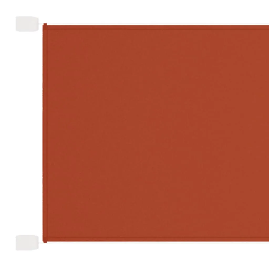 Senkrechtmarkise Terrakotta 180x1200 cm Oxford-Gewebe